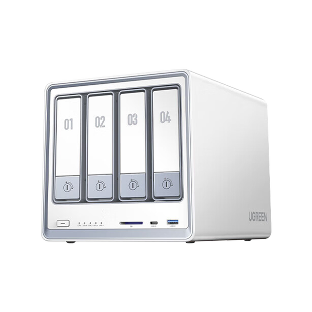4-Bay NAS Server Intel N100 Quad Core 16GB DDR5 2 x M.2 RAID AI Photo Backup Media Streaming in Stock