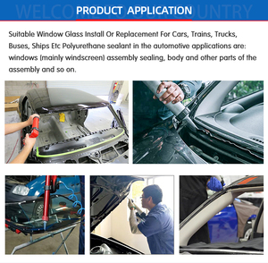 Parabrezza Auto in gomma per Auto in vetro per parabrezza adesivo sigillante per parabrezza - Product Image 4