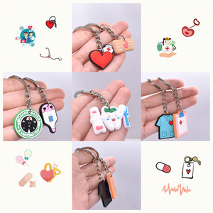 Porte-clés PVC en gros pour le personnel médical : cadeau de reconnaissance pour médecins et infirmières, idéal pour la Journée internationale des infirmières et les souvenirs de la Semaine hospitalière - Product Image 6