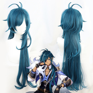 Perruques de cosplay Venti Keqing <span class=keywords><strong>Barbara</strong></span> Diluc Kaeya Noelle Traveler Lumine Aether Amber, synthétiques, résistantes à la chaleur, unisexes, pour adultes, en gros - Product Image 5