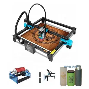 Twotrees Bottle Engraving Rotating 20Wco2 Laser Cutting Machine Mini Cutting And 20 By 30C Laser Engraving Machine