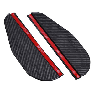 Protector de lluvia transfronterizo de PVC con textura de fibra de carbono para espejos retrovisores y cejas de lluvia - Product Image 3