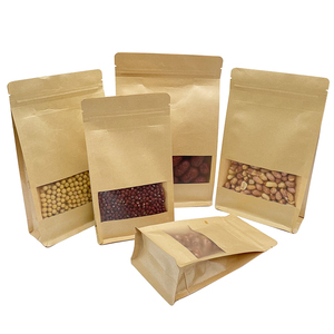 Food Reusable Bags Storage Bag Food Reusable Bags Food Storage Bag Organizer Holders Eco Friendly Kraft Paper Bag Wholesale