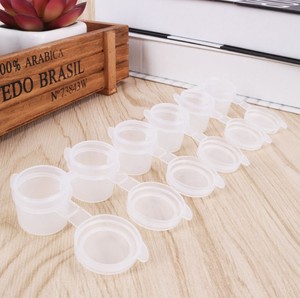 BECOL Venta al por mayor: Paleta de plástico transparente de 6*5ml con tazas vacías <span class=keywords><strong>para</strong></span> pintura, acuarela, pigmentos y dibujo, <span class=keywords><strong>para</strong></span> arte. - Product Image 5