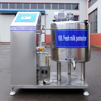 Mini pasteurisateur électrique de lait frais de blanc d'oeuf d'usine de processus avec le refroidissement de réfrigérateur