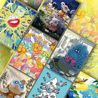 Koleksi Kartu Kustom Terbaru YQ Eif Baby Photo Film Strip Gift Pokemoned Starry RecordTear-off Tabs Booster Box Permainan Papan