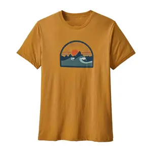 リサイクルTシャツメンズ半袖ヒップホッププリントTシャツはリサイクル生地から再利用リサイクルTシャツを減らします