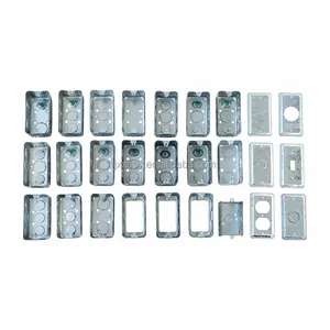 กล่องรวมสายไฟฟ้าเหล็กชุบสังกะสีทรงสี่เหลี่ยมผืนผ้าขนาด <span class=keywords><strong>2x4</strong></span> - Product Image 3