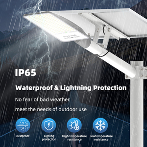 OKELI Ip65 étanche extérieur 100 200 300 400 W intégré tout en un lampadaire LED solaire - Product Image 2