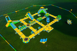 Inflable inspirado en el lago para juegos acuáticos <span class=keywords><strong>Aqua</strong></span> Park Parque acuático inflable divertido y duradero - Product Image 6