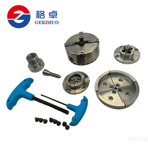 <span class=keywords><strong>Mandrin</strong></span> de tour pour machines-outils CNC avec filetage 1''-8 <span class=keywords><strong>M33</strong></span>, mandrins de tour pour le travail du bois à 4 mors KP96 KP70 - Product Image 6