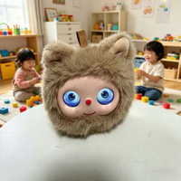 Boneka AI Berbicara dengan Suara, Mata LED, Teman Emosional, Robot Hewan Peliharaan Elektronik, Mainan AI-3.5 inci, Hewan Peliharaan AI Lucu