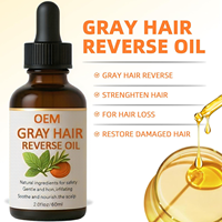 Sérum Traitant Anti-Grissement des Cheveux Blancs vers Noirs pour la Croissance Capillaire des Hommes - Quantité Minimale de Commande