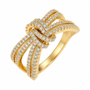 Anello con Fiocco per Donne, Accessorio da Dito alla Moda per Uso Quotidiano - Product Image 1