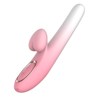 Vibrateur en forme de cœur - Masseur péristaltique en silicone pour le point G et le clitoris pour femmes - Jouet sexuel pour adultes