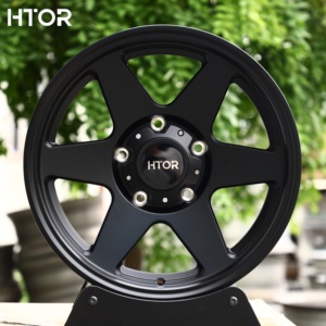 Rines HTOR de 17, 18 y 20 Pulgadas, 5x127, Forjados, Todoterreno, 5 Orificios, Negro Mate, Compatibles con Wrangler JL JK Gladiator Grand Cherokee <span class=keywords><strong>Rubicon</strong></span> - Product Image 1