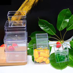 Boîte de rangement pour gâteaux en plastique PS, très vendue, recyclable, gobelet à mousse pour tiramisu, dessert, pudding, emballage de biscuits, gâteaux - Product Image 3