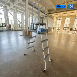 Escalera Resistente para Piscina, Escalón de Seguridad Estable para Piscina, para Uso en Piscinas Exteriores, Jacuzzi, Piscina Inflable, Onsen, Jardín - Product Image 2