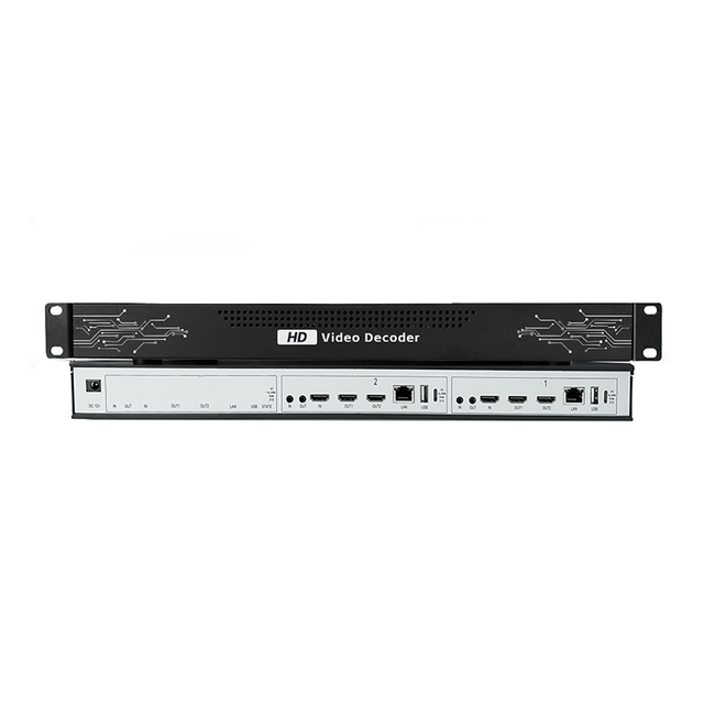 H.265/H.264 IP Camera Video Decoder 4k Multi-Channel Network Video Decoder for Control Room