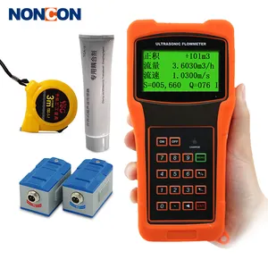 Handheld UF2200 Zee Rivier Waterhoeveelheidmeter Ultrasone Flowmeter Draagbare Buiten Vastklemmen Handheld Flow Meter