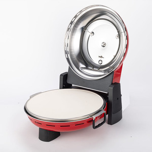 Horno y Máquina para Pizza Eléctrica de Convección, de Acero Inoxidable, Estilo Italiano, para Uso Doméstico, en Francés y Holandés - Product Image 3