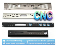 Service de fraisage CNC sur mesure, plaque frontale en aluminium pour pédalier, accessoires audio pour guitare