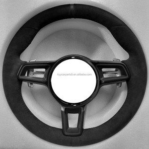 Volante in Pelle per Auto <span class=keywords><strong>Porsche</strong></span> Cayenne Boxster Panamera <span class=keywords><strong>Cayman</strong></span> 911 991 992 996 997 970 981 987 718 Accessori Auto - Product Image 5