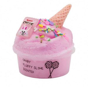 Kit de Slime DIY de Navidad con Nubes de Nieve de Colores, Arcilla Blanda de Modelado de Secado al Aire, Slime de Mantequilla, Lentejuelas de Corazón de Unicornio, Plastilina - Product Image 1