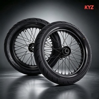 Aluminium-Laufradsatz 17 x 2.15 17 x 3.0 Eloxierte Aluminiumfelgen für Sur-Ron Light Bee 2 Smart Offroad E-Bike Supermoto Enduro