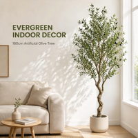 180cm olivier artificiel Faux olivier en pot avec branches et fruits arbres artificiels pour décor de bureau à domicile intérieur