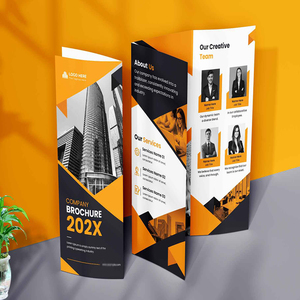 Brochure tri-pliante personnalisée imprimée en <span class=keywords><strong>couleur</strong></span> <span class=keywords><strong>A4</strong></span> pour les organisations caritatives et les groupes non-profit - Product Image 3