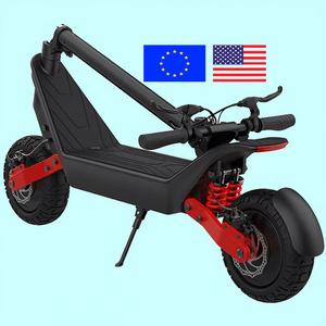 สกู๊ตเตอร์ไฟฟ้ารุ่นใหม่ปี 2025 ขนาด 11 นิ้ว ยางลม ยี่ห้อ Escooter Deutschland Electrico สองล้อ พับได้ สำหรับผู้ใหญ่ รุ่น X10 Escooter Dual Moto สำหรับขับขี่ออฟโรด - Product Image 1