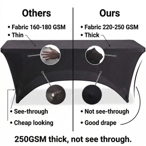 Скатерть для коктейльного стола из спандекса - Product Image 6