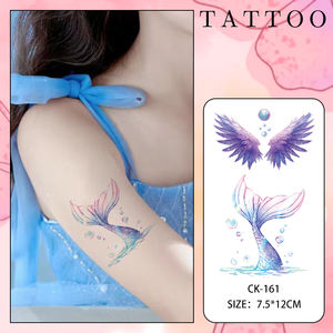 CK ร้อนชั่วคราวที่ใช้แล้วทิ้งสำหรับเด็กผู้ใหญ่ที่แขนขาร่างกายดูส่องแสงสติกเกอร์รอยสักกลิตเตอร์แบบชั่วคราวกันน้ำ - Product Image 6