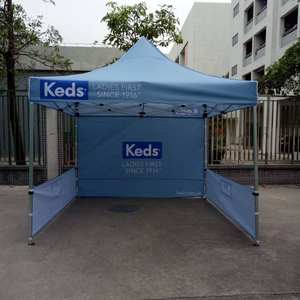 कस्टम मुद्रित आउटडोर तह वाटरप्रूफ uv प्रतिरोधी गज़ेबो धातु फ्रेम के साथ धातु फ्रेम पॉप अप मार्की तम्बू - Product Image 4