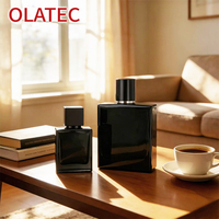 Juego de Botellas de Perfume de Vidrio OLATEC de 30, 50 y 100 ml con Cuello de Rosca, Varios Estilos de Tapas, Opción de Logotipo Personalizado, en Stock