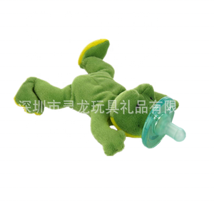 Sucette amovible en <span class=keywords><strong>silicone</strong></span> pour bébé en peluche pour chien et bébé en peluche pour bébés Sucette en peluche pour bébés avec animal - Product Image 5