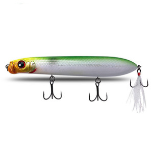 Esca da Pesca in Plastica per Acqua Dolce, Modello <span class=keywords><strong>Le</strong></span> Dog 105mm-165g, Esca Galleggiante a Forma di Matita per Lanci Lunghi con Ganci Z-Dog - Product Image 3