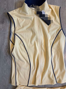 Summer Clothes for <strong>Women</strong> Custom Streetwear Workout Sets Contrast Color Zip <strong>Sleeveless</strong> <strong>Jacket</strong> Skirts 2 Piece Mini Skirt Set <strong>Women</strong> - Product Image 3