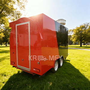 Carritos de Venta Ambulante con Certificación DOT, Carrito de Catering Comercial, Remolque de Restaurante Móvil, Camión de Helados Totalmente Equipado - Product Image 1