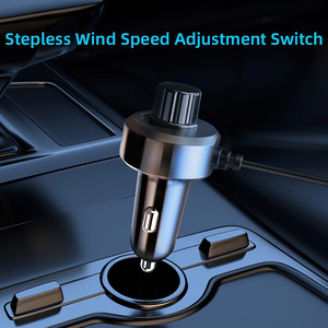 Big Size 7 Inches <b>Car</b> Fan Truck Fan Adjustable Stepless Wind Speed Suitable for 12V 24V Vehicle Brushless <b>Clip</b> Fan - Product Image 3