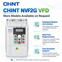 Variateur de fréquence CHINT NVF2G VFD 1,5-400 kW 380 V triphasé pour le contrôle de vitesse des moteurs et les systèmes de machines industrielles