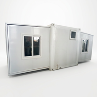 Maison conteneur préfabriquée extensible sur mesure de 20 pieds ou 40 pieds pour jardin, à montage rapide, avec cuisine intégrée