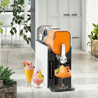 Máquina de Granizados para el Hogar, de Plástico, con Limpieza Automática, LED, un Solo Toque, 12h, 6 Programas Preestablecidos, No Requiere Hielo