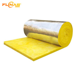Laine de verre en rouleau Funas, matériau d'isolation phonique absorbant le son pour la réduction de la chaleur et du bruit des murs - Product Image 1