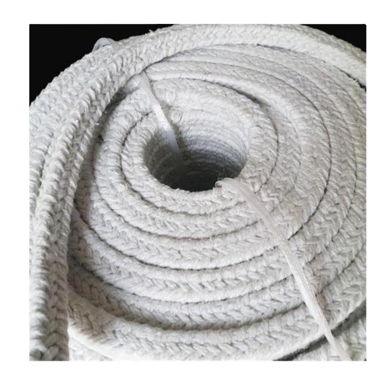 High quality Aluminium ceramic fiber rope  thickness 6 to 50mm and furnace insulation blanket