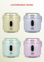 Vente en gros de pot intérieur à revêtement antiadhésif 1000W petit 6 litres mini cuiseur à riz électrique multiple
