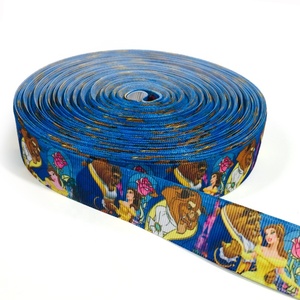 Cinta grogrén personalizada de dibujos animados, cintas de princesa, <span class=keywords><strong>1</strong></span> pulgada - Product Image 2
