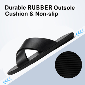 Sandali Estivi da <span class=keywords><strong>Uomo</strong></span> in Microfibra con Suola in <span class=keywords><strong>Gomma</strong></span>, Comodi e Traspiranti, Antiscivolo, per Uso Esterno - Product Image 3