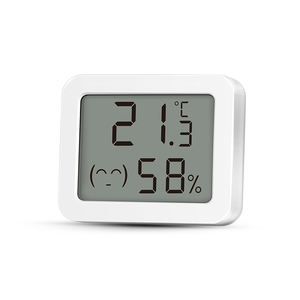 LEDEAST WSD400D Mini thermomètre numérique d'intérieur Hygromètre Zigbee LED Mini thermomètre numérique d'humidité avec Emojis mignons - Product Image 1